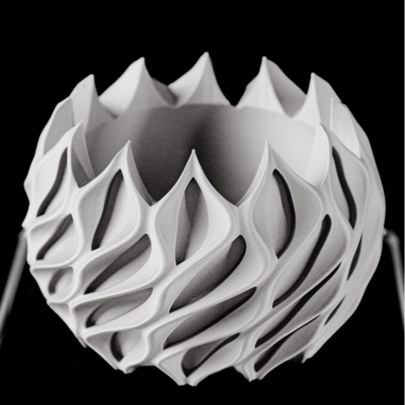 Aether-Flame__Table-Planter__White