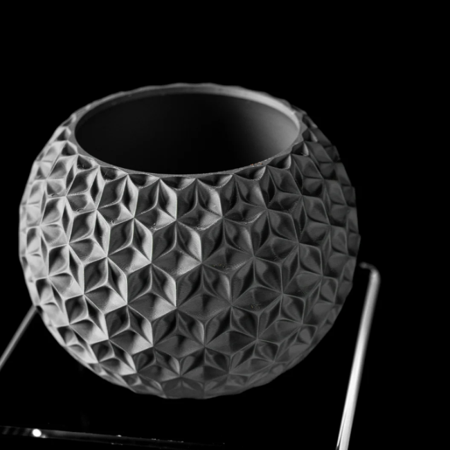 Obsidian-Nest__table-planter__Gray