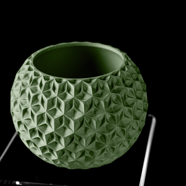 Obsidian-Nest__table-planter__Sage Olive