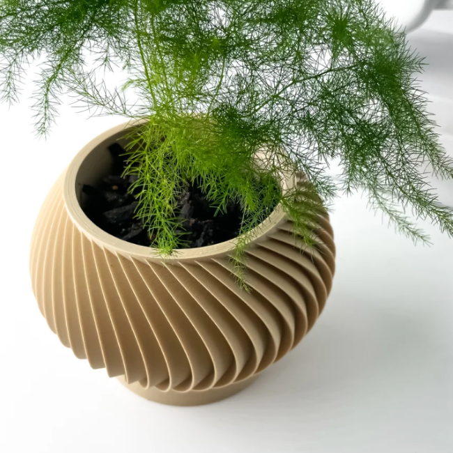 Palmora__Planter__Beige