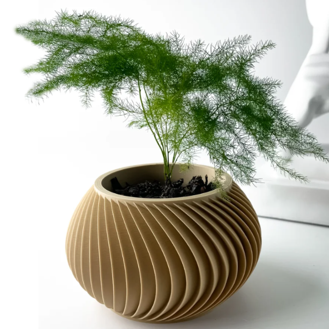 Palmora__Planter__Beige