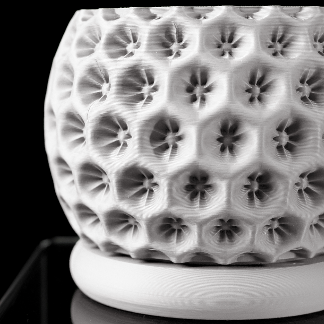 Sage-Orb__Table-Planter__White