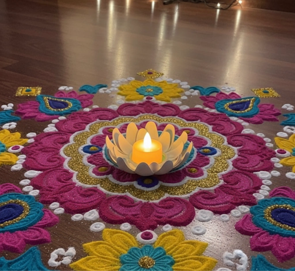 ✨ Festive Glow Diya Combo – Set of 3 LED Diyas with Cells ✨