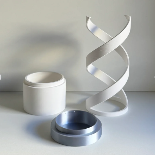 Spiral Elegance Table Planter