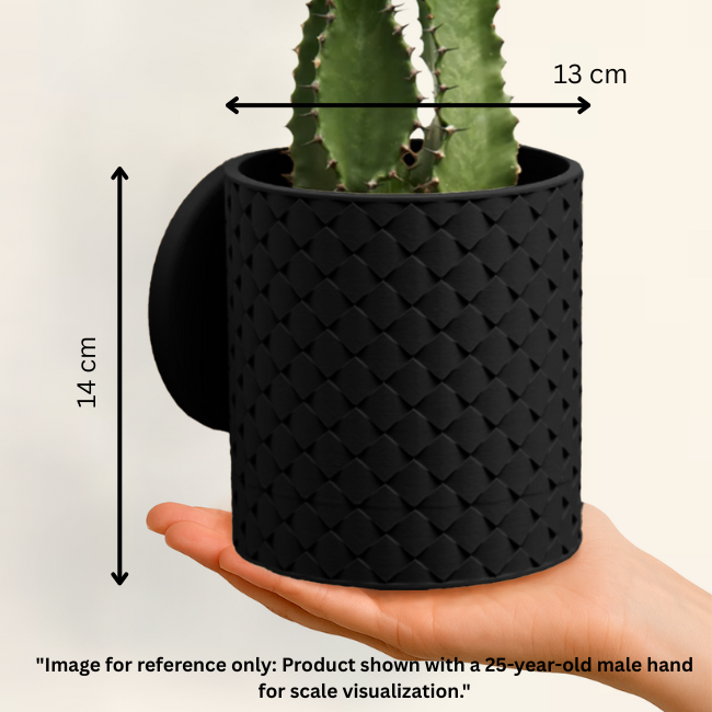 Charm__Wall-Planter__Black