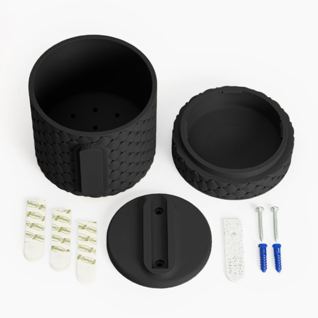 Charm__Wall-Planter__Black