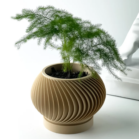Palmora__Planter__Beige