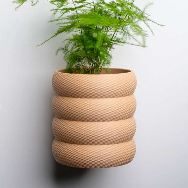 Terra-Loop__Wall-Planter__Beige
