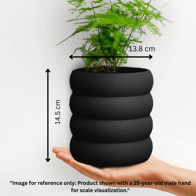 Terra-Loop__Wall-Planter__Black