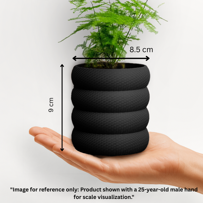 Terra-Loop__Wall-Planter__Black